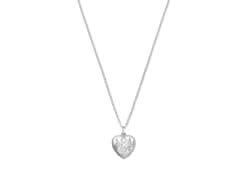 925 Sterling Silver Blind For Love Necklace With Gucci Motifs GUCCI US