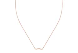 Gucci Link to Love〕“GUCCI”バー付き ネックレス18K ピンク