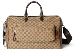 Brown gucci duffle bag online