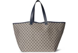 GroBer Gucci Totissima Shopper in beigefarbener und blauer GG Canvas GUCCI DE