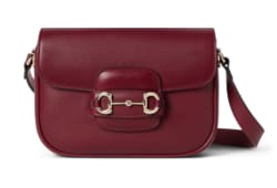 〔グッチ ホースビット 1955 ソフト〕 ミニ ショルダーバッグ グッチ ロッソ アンコーラ（深い赤）レザー | GUCCI公式