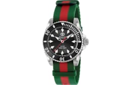 Gucci Dive watch 40mm in green and red nylon GUCCI GR