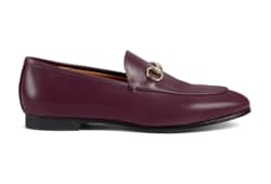 Women s Gucci Jordaan loafer in dark purple leather GUCCI US