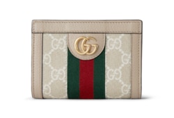 折りたたみ財布 GUCCI SMALL OPHIDIA WALLET IN BEIGE/EBONY GG FABRIC Ophidia small wallet in beige and brown GG Supreme | GUCCI® US