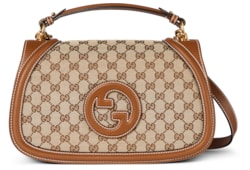 【関税&送料込】Gucci Handbag G.Blondie T.Original G Gucci Blondie Shoulder Bag | Neutrals | FARFETCH