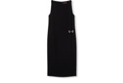 Heavy viscose sable Horsebit dress in black | GUCCI® US