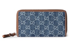 Jumbo GG zip around wallet in black leather | GUCCI® US