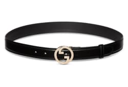 Gucci Blondie leather belt women Leather 80 Black