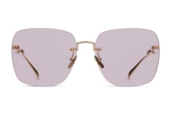 極美品 正規品 Gucci(グッチ)ピンクスクエアサングラス｜Yahoo