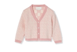GUCCI BABY 男女兼用カーディガン Baby GG cotton cardigan in Blue Ready-to-wear | GUCCI® SI