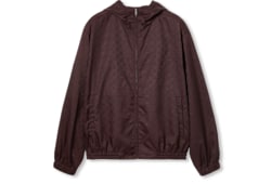 GUCCI ZAAH3 Nylon Jacket 48 XL Full Pattern Hood 546344 Used