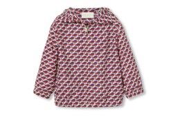 GUCCI kids 子供服　ナイロンジャケット ベビー〕プリント ナイロン フーデッドジャケットホワイト