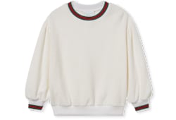 新作【GUCCI】GGテリークロス コットン ジップ スウェットシャツ GGテリークロス コットン ジップ スウェットシャツホワイト
