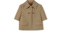 【GUCCI】 GG キャンバスジャケット ブラウン 【グッチ】 Gucci グッチ GGパターン キャンバス ジャケット - FARFETCH
