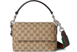 GG Black medium crossbody bag in black GG Supreme | GUCCI® US