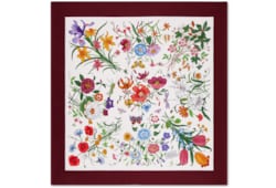 ■ GUCCI フローラルシルクツイールスカーフ GUCCI Flora floral-print silk-twill scarf | NET-A-PORTER