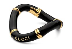 グッチ バンブー〕カフブレスレットブラック ラッカー | GUCCI公式