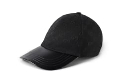 GG Monogram canvas baseball hat in black | GUCCI® US GG Monogram canvas baseball hat in black | GUCCI® US