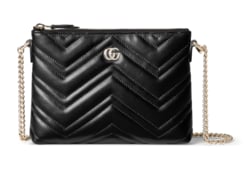 最も  with pochette Marmont GG chain US GUCCI® | leather black in 小物