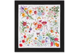 Gucci 　イラストデザイン 　シルクスカーフ 62216-212-