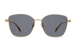 【関税込み】Gucci ゴールド マスクシェイプ サングラス グッチ GUCCI サングラス アジアンフィット UVカット GG0882SA