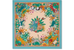 Gucci 花柄 ボタニカル シルクスカーフ 約90cm x 90cm グッチのシルクスカーフ「90 x 90」アーティストが“GGパターン