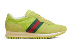 Men's Gucci Re-Motion sneaker in Red Nylon Suede | GUCCI® SI