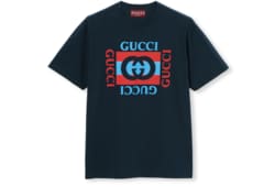 GUCCI(グッチ) ロゴウォッシュドオーバーサイズTシャツ XS ホワイト