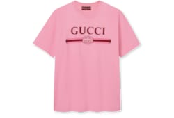 【GUCCI】Sweet Graphic Print T-shirt Sugar Pink Gucci 