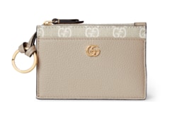 GUCCI レザーキーケース ベージュ/ブラウン
