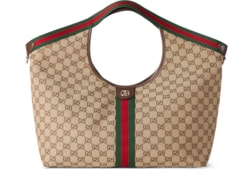 Gucci GGキャンバス ハンドバッグ 傷あり グッチ GUCCI ハンドバッグ GGキャンバス ベージュ/ブラック
