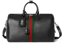 【国内買付/発送】〔Gucci Savoy〕ラージ ダッフルバッグ Gucci Savoy〕ミディアム ダッフルバッグブラック レザー