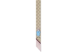 日本限定 ヒグチユウコ シルク ネックボウ ボルドー＆ピンク