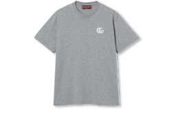 【GUCCI】グッチ Tシャツ グレー Cotton jersey T-shirt with embroidery in grey | GUCCI® MX