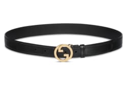 グッチ ブロンディ〕 ベルトブラック レザー | GUCCI公式