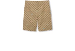 GGキャンバス ショートパンツキャメル＆ダークブラウン | GUCCI公式