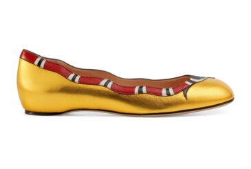 gucci snake flats