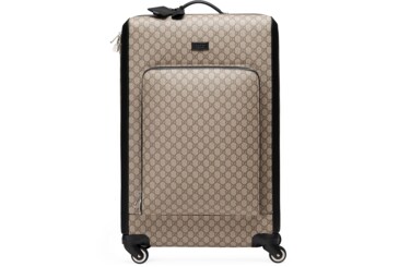 black gucci suitcase