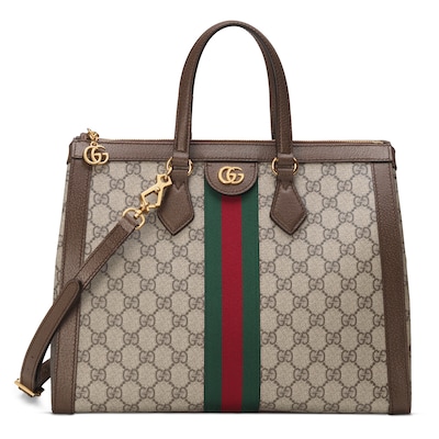 Bolsa mediana con asa superior Ophidia inGG Supreme GUCCI MX