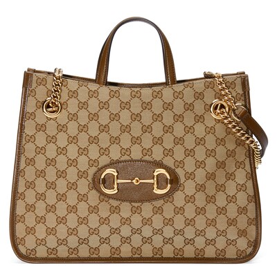 gucci horsebit tote bag