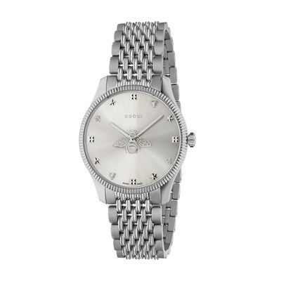 G-Timeless Uhr, 36 mm in Stahl | GUCCI® DE