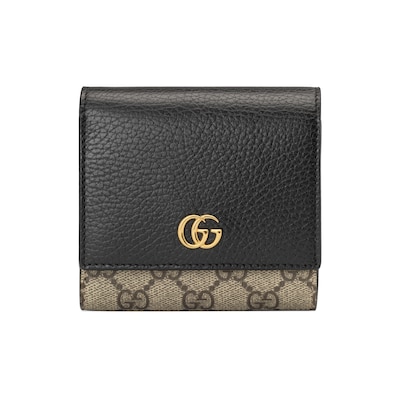 Gucci black small gg marmont wallet online