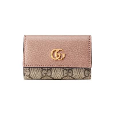 GUCCI GGマーモント レザーキーケース-