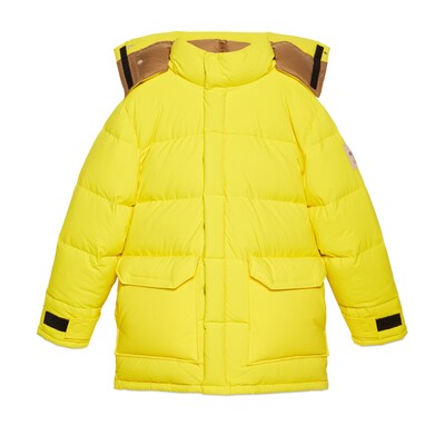 The North Face x Gucci nylon jacket in yellow GUCCI