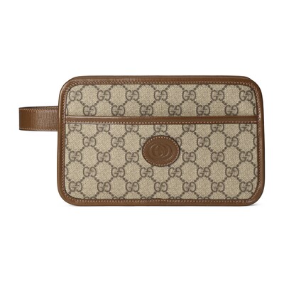 gg travel pouch with interlocking g