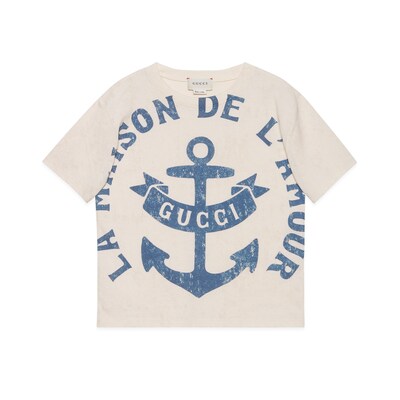 国内発送☆GUCCI】〔チルドレンズ〕コットン Tシャツ カニ