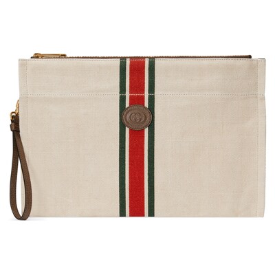 gucci web pouch