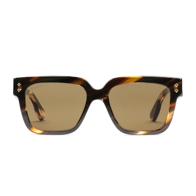 Rectangular frame sunglasses