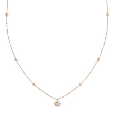 Flora 18k diamond necklace