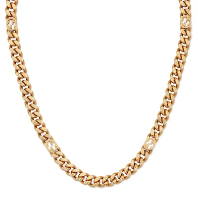 Gucci men's gold on sale necklaces